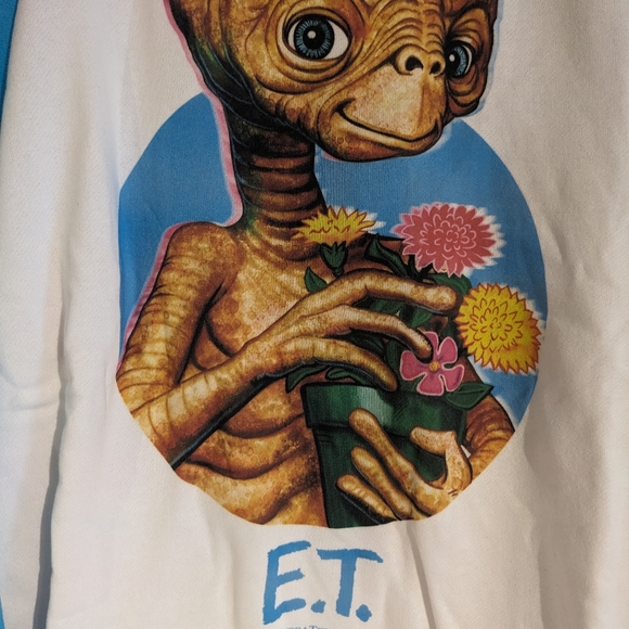 ET Sweatshirt with retro detailing XL - Picture 2 of 4